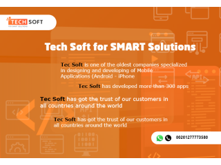 Tech Soft for SMART Solutions | mobile application development | website design | designing and developing of Mobile Applications